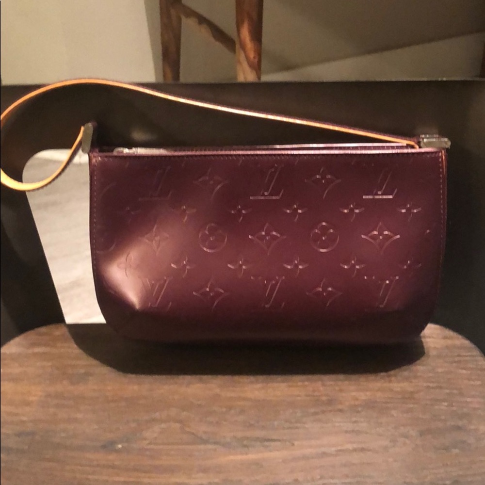 Louis Vuitton Purple Monogram Mat Fowler Bag